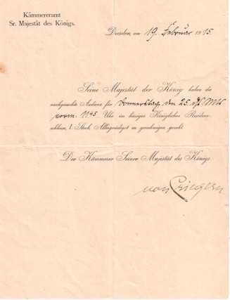 Einladung innen 1915
