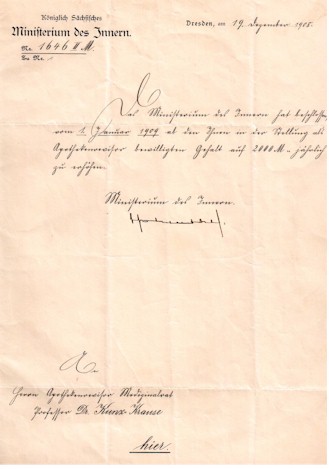 Brief innen 1908
